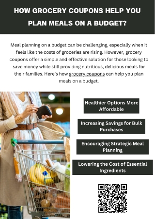 How Grocery Coupons Help You Plan Meals on a Budget?