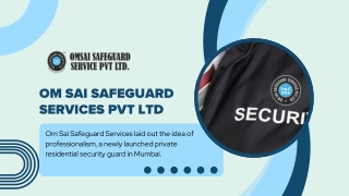 Get Trusted Security Services in Mumbai for Complete Safety