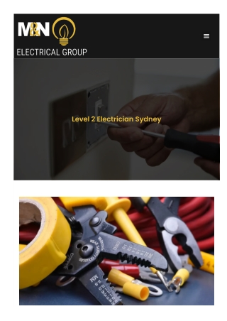 Level 2 Electrician Central Coast