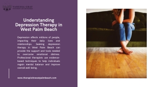 Depression Therapist Palm Beach, Anxiety Therapist in West Palm Beach