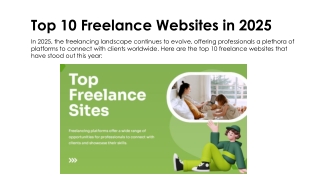 Top 10 Freelance Websites in 2025