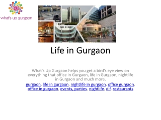 Life in Gurgaon