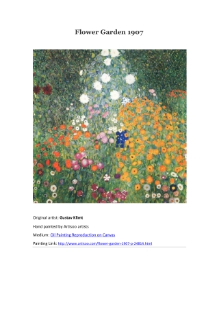 Flower Garden 1907--Artisoo