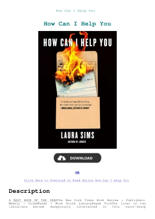 How Can I Help You