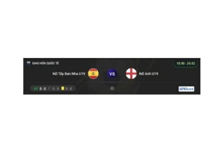 Xem trực tiếp Nữ Tây Ban Nha U19 vs Nữ Anh U19 vào lúc 18:00, ngày 20/02/2025