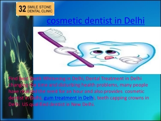 cosmetic dentist in Delhi