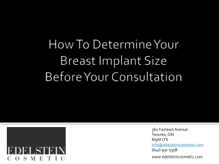 How To Determine Breast Implant Size Before Consultation
