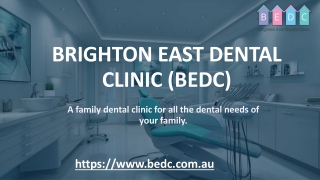 Cosmetic Dentist – BEDC