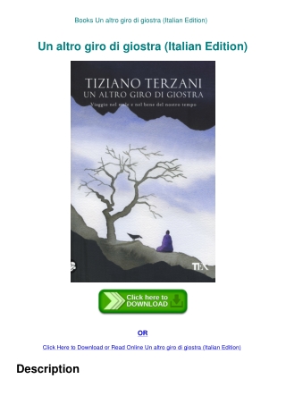 Books  Un altro giro di giostra (Italian Edition)