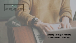 Expert Anxiety Counseling in Columbus – Start Your Healing Today