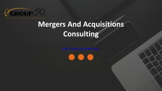 Mergers and Acquisitions Consulting: Strategic Execution for Success