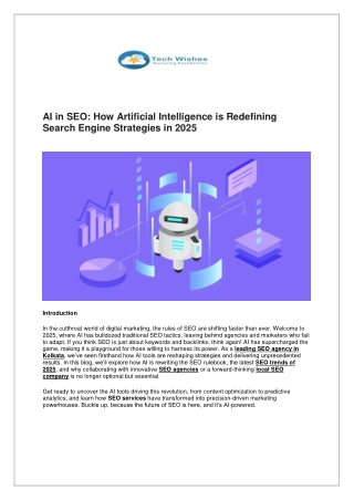 AI in SEO: How Artificial Intelligence is Redefining Search Engine Strategies