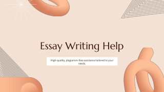 Expert Essay Writing Help | High-Quality, Plagiarism-Free, and Timely Assistance