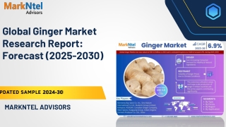 Global Ginger Market Research Report: Forecast (2025-2030)