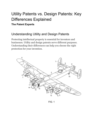 Utility Patent vs Design Patents: Key Differences Explained | The Patent Experts