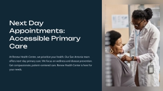 Next Day Appointments Primary Care