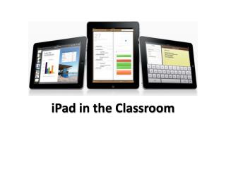 iPad in the Classroom