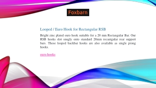 High-Quality euro hooks for Retail Displays