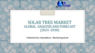 Solar Tree Market Growth Size, Segmentation  (2024-2030)
