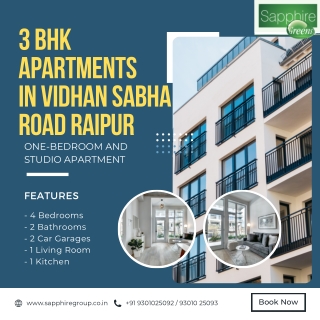 3 & 4 Bhk Apartments in Vidhansabha Road Raipur 846