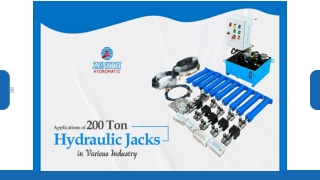 Applications of 200-Ton Hydraulic Jacks in Various Industries