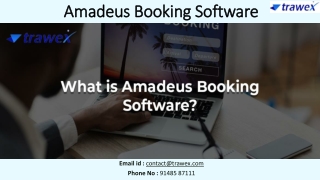 Amadeus Booking Software