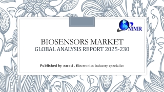 Biosensors Market Global Outlook and Market Forecasts