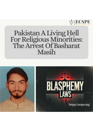 Pakistan A Living Hell For Religious Minorities The Arrest Of Basharat Masih