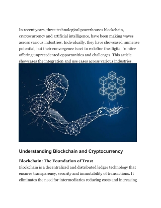 Crypto Market Trends and AI-Driven Trading Strategies