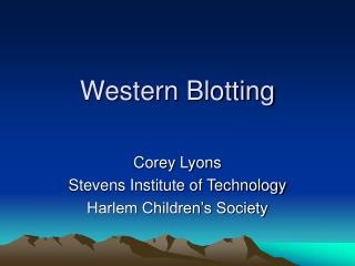 Western Blotting