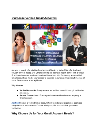 Top  15 Best Sites to Buy Gmail Accounts in Bulk (PVA & Aged)