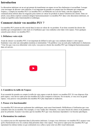 Comment intégrer harmonieusement vos meubles PLV dans votre décoration intérieur