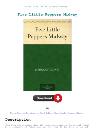 Books Five Little Peppers Midway