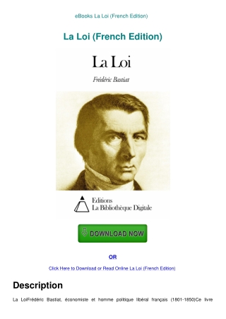 eBooks La Loi (French Edition)