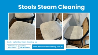 Refresh Your Stools: Expert Tips for Upholstery Steam Cleaning