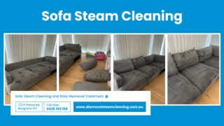 Sofa Steam Cleaning & Stain Removal Services