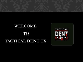 Hail Repair Frisco | Tactical Dent TX