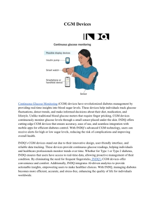 CGM Devices INDQ