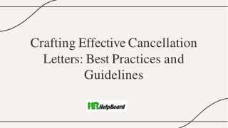 Cancellation Letter Template