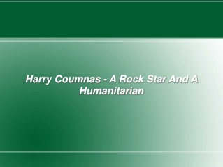 Harry Coumnas - A Rock Star