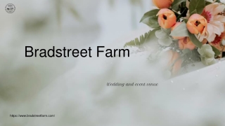 Elegant Wedding & Event Planning at Bradstreet Farm | Rustic Charm