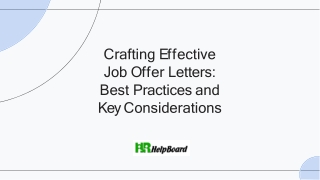 Job Offer Letter