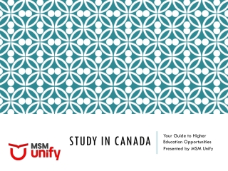 Discover Academic Excellence: Study in Canada