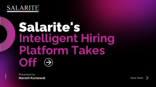 Salarite's Intelligent Hiring Platform Takes Off