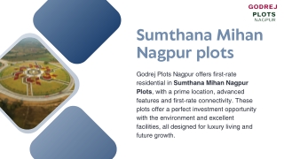 Sumthana Mihan Nagpur plots