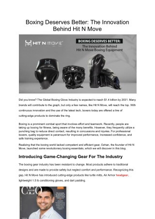 Boxing Deserves Better_ The Innovation Behind Hit N Move