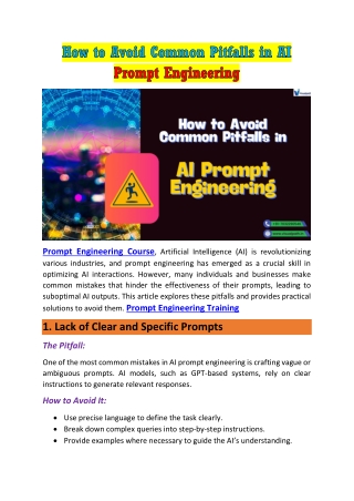 Prompt Engineering Online Training Course | AI Training