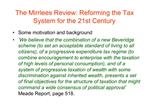 The Mirrlees Review: Reforming the Tax System for the 21st Century