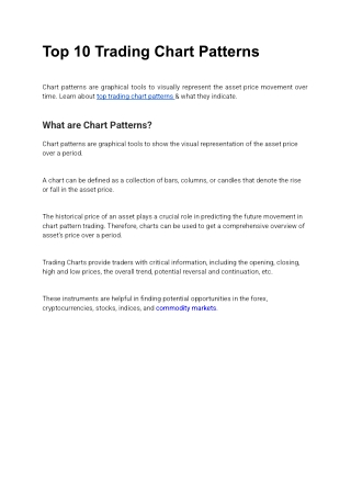 Trading Chart Patterns