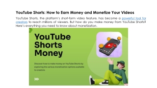 How to Earn Money and Monetize Your Videos